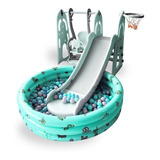 Playground Parque Infantil 4x1 Balanço Escorregador Piscina