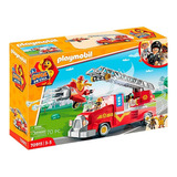 Playmobil - Caminhão De Resgate De Incêndio 70911