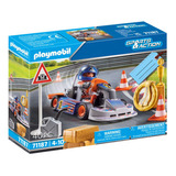 Playmobil - Set Corrida De Kart - Sports & Action 71187