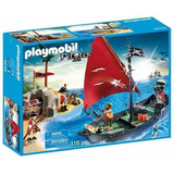 Playmobil 5646 - Set Navio Pirata E Ingleses - Impecável!