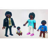 Playmobil 9881 Família Americana Negra No Brasil