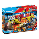Playmobil City Action Carro Bombeiros E Caminhão Sunny 70557