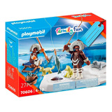 Playmobil Family Fun Pescador No Gelo