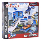Playset Delegacia Police Station +1 Miniatura Majorette 1/64