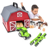 Playset Para Bonecas E Bonecos Poliplac Fazenda De Brinquedo