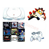 Playstation 1 Ps1 Psone + Controle + Av + Fonte + Jogos