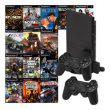 Playstation 2 + 2 Controle +