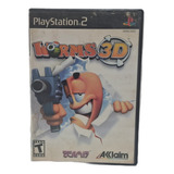 Playstation 2 Jogo Raro Worms 3d