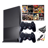 Playstation 2 Ps2 Completo+ 2controles+5 Jogos