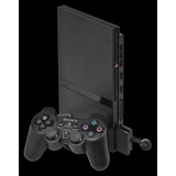 Playstation 2 Slim Preto / Controle