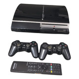 Playstation 3 Fat Ps3 Console 80gb Sony Completo Control+jogos