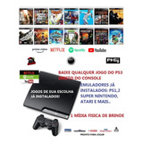 Playstation 3 Lotado De Jogos Ps3 Com Loja Ps1 Ps2 Psp Emula