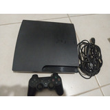 Playstation 3 Slim 160gb Completo + Controle Original