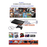 Playstation 3 Slim Original Com Controle Novo Ps3 Slim