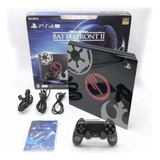 Playstation 4 Pro 1tb Star Wars Battlefront 2 Bundle Limited Impecável Na Caixa