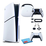 Playstation 5 Slim Com Leitor Bluray + Controle Playstation 5 Dualsense Edge Nacional