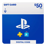 Playstation Network Card $50 Dolares Cartão