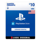 Playstation Network Card Cartão Psn $10