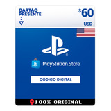 Playstation Network Card Cartão Psn $60