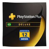 Playstation Plus Deluxe 12 Meses Ps5