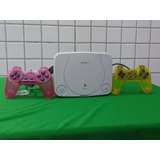 Playstation Ps One Console 2 Controle Cabo , Fonte E Jogos 