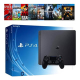 Playstation Ps4 500gb 1 Controle Dualshock4 + Midia Física 