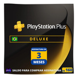 Playstation Psn Plus Deluxe 3 Meses