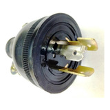 Plug 3 Pinos Para Gerador 30a-250vbranco Toyama Nagano L9-30