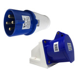 Plug + Acoplamento Industrial 32a-3p+t-220/240v Ip44