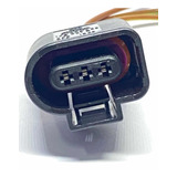 Plug Conector 3 Vias Sensor Fase Ar Cond Gol Fox Polo Golf