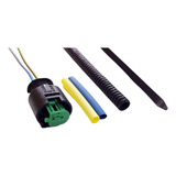 Plug Conector Chicote 2 Vias Femea - Sensor Abs Novo Uno
