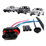 Plug Conector Chicote Resistência Ventoinha Gm Corsa Montana