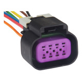 Plug Conector Corpo Borboleta Delphi Corsa Celta Prisma 8via