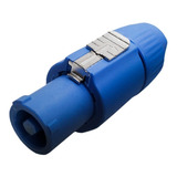 Plug Conector Macho Powercon Azul 20a