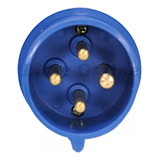 Plug Macho Industrial Jng 3p+t 32a 9h Azul 250v Mgi-2249