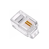 Plug Modular Conector Rj-09 4x4 4p2c