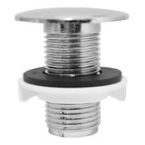 Plug Tapa Furo Pia Lavatório Bidê Cromado Abs 1/2 Luxo