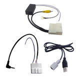 Plug Volante W/r P2 + Usb+ Adaptador Câmera Ré Etios 20 A 23