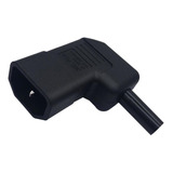 Plugue De Alimentação Ca Fêmea De 90 Conector Iec 320 C14