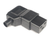 Plugue De Conector Iec320 - C19 - 90graus 16a -250v - Preto