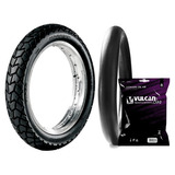 Pneu Tras + Câmara De Ar Moto Aro 17 Nxr 125/150/160 Viper