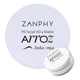 Pó Arroz Facial Hd Matte Zanphy Linha Pele Base Maquiagem
