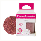 Pó Comestível Para Decoração Rose 10gr Mago