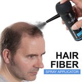 Pó De Fibra Capilar Para Cobrir Cabelos Grisalhos Para Cobrir Calvície, Tamanho Base, Cor M, Preto
