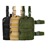 Pochete Embornal De Perna M1 Policia Preto Airsoft Militar