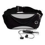 Pochete Esportiva De Corrida Slim Impermeável Celular Bike Cor Cinza