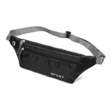 Pochete Masculina Impermeável Slim Cinto Cor Preto