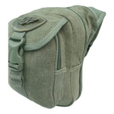 Pochete Perna Bolsa Cartucheira Moto Trilha Masculina Lona