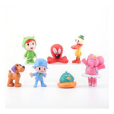 Pocoyo Boneco De Vinil - Elly Nina Loula Pato Monte Seu Kit