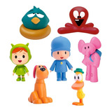Pocoyo Boneco De Vinil - Elly Nina Loula Pato Monte Seu Kit